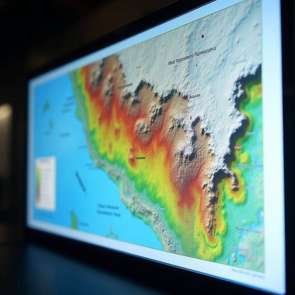 Mapa geológico de la formación Vaca Muerta